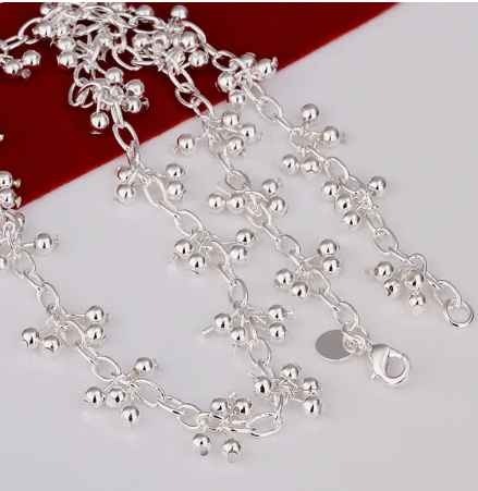 Zdjęcie oferty: Zestaw srebrnej biżuterii naszyjnika i bransoletki