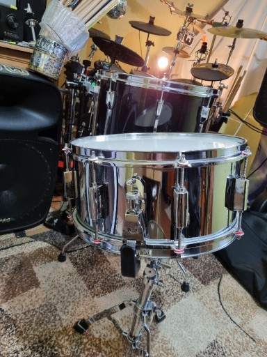 Zdjęcie oferty: Werbel stalowy 14"x6.5" Pearl Export  z 1990 org