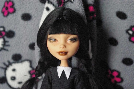 Zdjęcie oferty: lalka monster high wednesday ooak custom repaint 