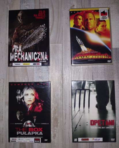 Zdjęcie oferty: Zestaw 4 Filmów DVD Nowe W Folii