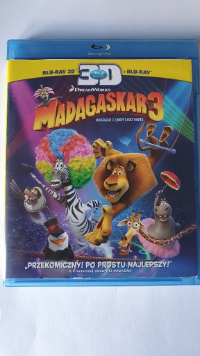 Zdjęcie oferty: Płyta Blu-Ray 3D, MADAGASKAR 3