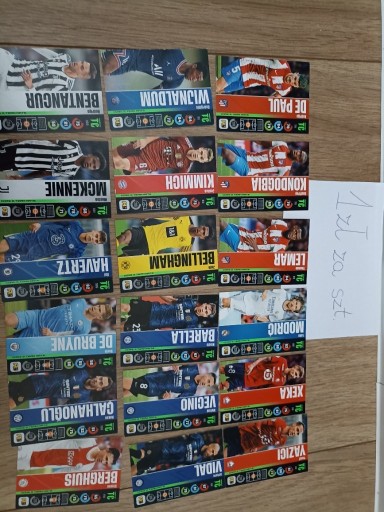 Zdjęcie oferty: Panini top class karty 18szt.