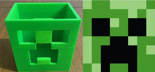 Zdjęcie oferty: Creeper Minecraft organizer na biurko- druk 3D 