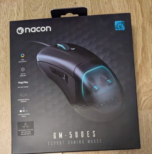 Zdjęcie oferty: Mysz gamingowa NACON GM-500 E-Sport nowa gwarancja