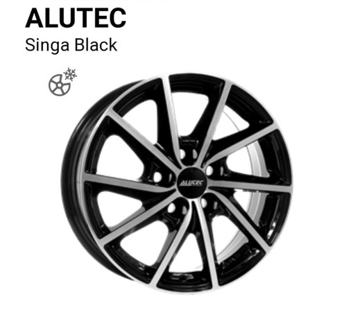 Zdjęcie oferty: Alufelgi Alutec Singa Black z oponami