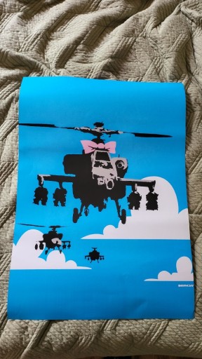 Zdjęcie oferty: Plakat Banksy helikopter