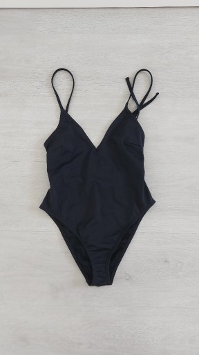 Zdjęcie oferty: strój kąpielowy jednoczęściowy czarny 12 lat + 