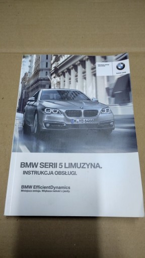 Zdjęcie oferty: Instrukcja obsługi BMW 5 F10 wydanie 2014