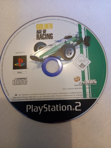 Zdjęcie oferty: GOLDEN AGE OF RACING PS2