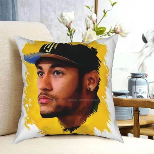 Zdjęcie oferty: Poszewka na poduszkę neymar Jr 50x50 cm