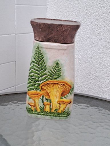 Zdjęcie oferty: Słoik na suszone grzyby handmade Decoupage 