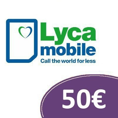 Zdjęcie oferty: Doładowanie Lyca Mobile €50 Euro Kod Niemcy DE