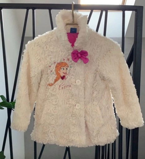 Zdjęcie oferty: 116 płaszcz elza Disney kożuszek kurtka zima