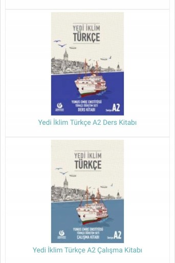 Zdjęcie oferty: Język turecki podręcznik yedi iklim A2 zestaw nowe