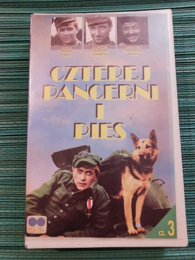 Zdjęcie oferty: Czterej Pancerni i pies kaseta VHS 