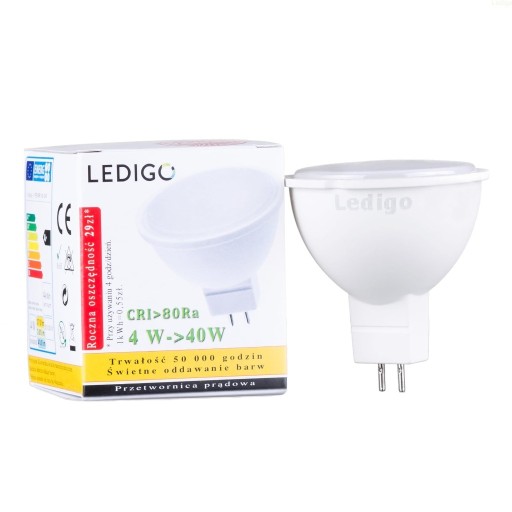 Zdjęcie oferty: Żarówka LED MR16 4W 12V Zimna