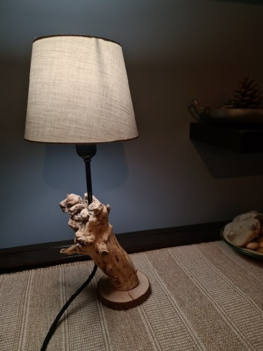 Zdjęcie oferty: Lampa z korzenia handmade boho vintage 