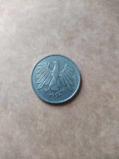 Zdjęcie oferty: Niemcy RFN 5 marek 1990 A