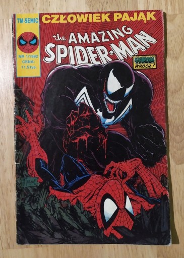 Zdjęcie oferty: Amazing Spider-Man Człowiek Pająk 1/1992 TM-Semic