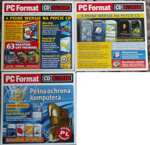Zdjęcie oferty: Płyty z programami komputerowymi z czasopism