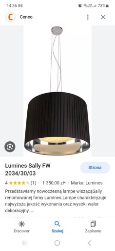 Zdjęcie oferty: Lampa lumines FW 2034/30/03