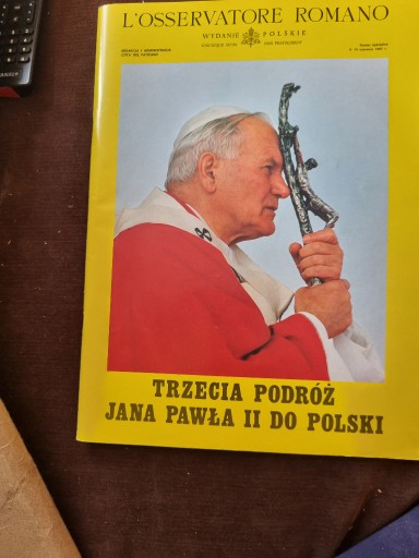 Zdjęcie oferty: Jan Paweł II Trzecia Podróż Loservatore Romano1987
