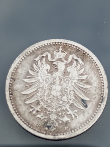 Zdjęcie oferty: Srebrna moneta 50 fenigów 1877 r.