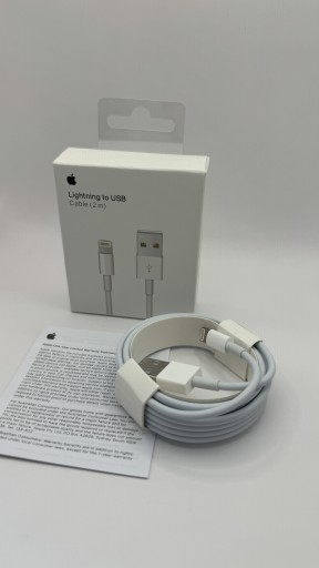 Zdjęcie oferty: Kabel Lightning - USB A 2 M White do iPhone/iPad