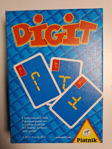 Zdjęcie oferty: Gra logiczna DIGIT zapałki karciana - Piatnik