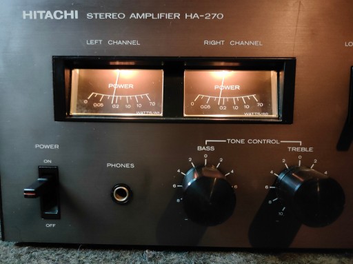 Zdjęcie oferty: Wzmacniacz HITACHI HA-270 VINTAGE Stereo wskaźniki