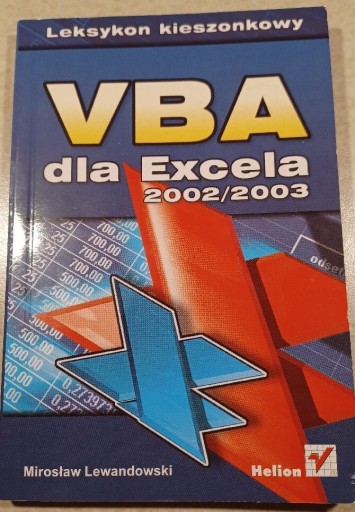 Zdjęcie oferty: VBA dla Excela 2002/2003