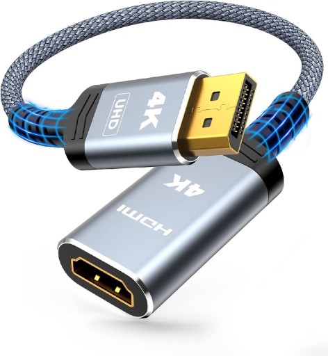 Zdjęcie oferty: Highwings Kabel 4K DisplayPort na HDMI 1,8 M 