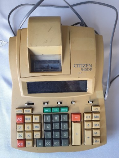 Zdjęcie oferty: Stary Kalkulator CITIZEN 540DP