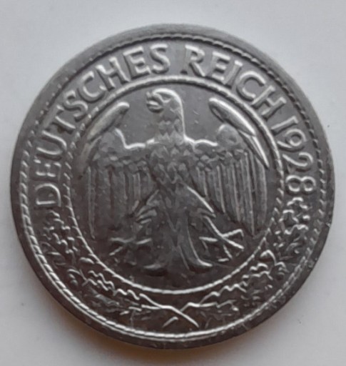 Zdjęcie oferty: NIEMCY 50 Pfennig 1928 G