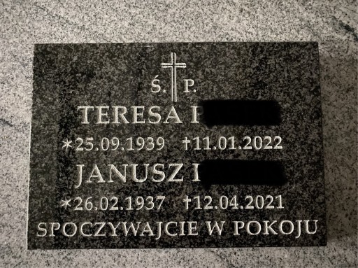 Zdjęcie oferty: Poduszka granitowa tablica nagrobna książka