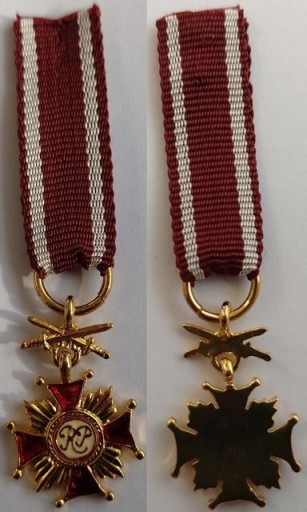 Zdjęcie oferty: Krzyż Zasługi z Mieczami, PSZnZ, Białkiewicz