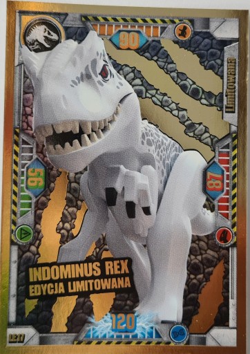 Zdjęcie oferty: KARTA LIMITOWANA LE17 INDOMINUS REX JURASSIC WORLD