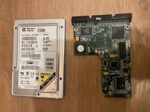 Zdjęcie oferty: Elektronika dysku twardego WD Caviar 313000 IDE