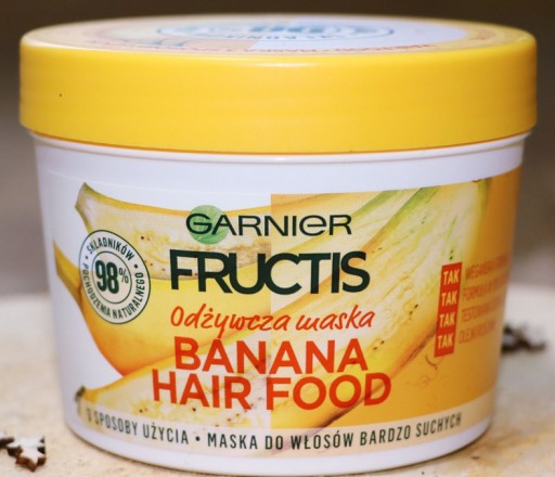 Zdjęcie oferty: Cudna maska! Garnier Fructis Banana Hair Food!