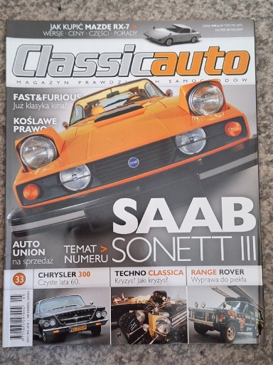 Zdjęcie oferty: Classicauto Nr. 33/2009