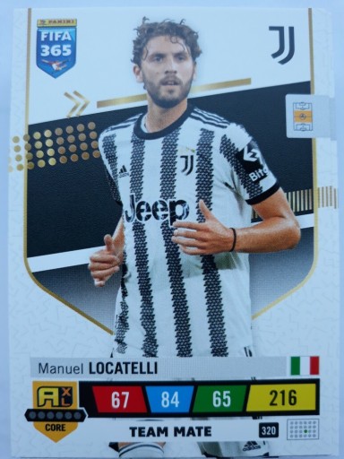 Zdjęcie oferty: Manuel LOCATELLI 320 FIFA 365 2023 JUVENTUS