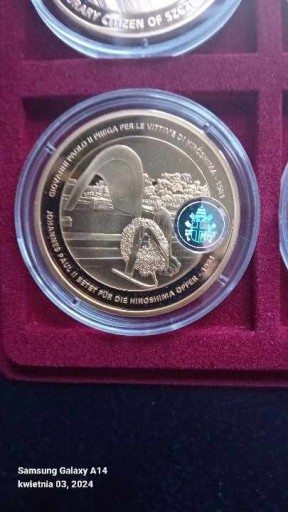 Zdjęcie oferty: Medale, Życie JP II, LA VITA DI GIOVANNI PAOLO II
