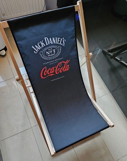 Zdjęcie oferty: Leżak drewniany Jack Daniel's i Coca-Cola (nowy)