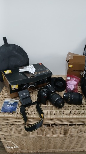 Zdjęcie oferty: Aparat Nikon D5200 + 2 obiektywy torba filtr i inne akcesoria 