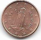 Zdjęcie oferty: SAN MARINO 1 EURO CENT 2006 ROK.