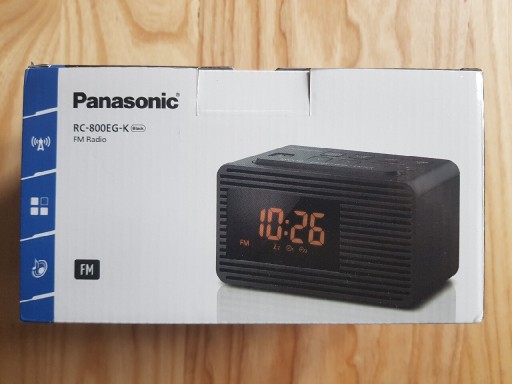 Zdjęcie oferty: Radio sieciowe FM Panasonic RC-800EG-K Budzik