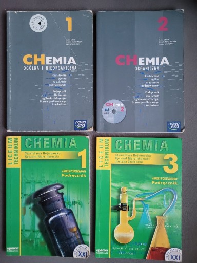 Zdjęcie oferty: Chemia 1, 2 Litwin, Chemia 1 i 3 Hejwowska 