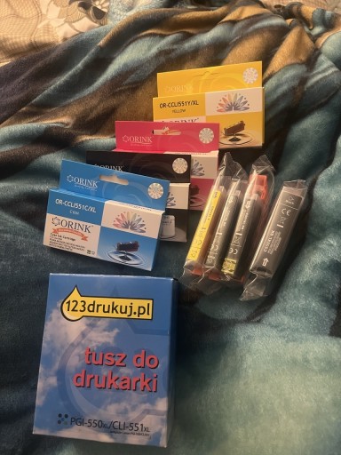 Zdjęcie oferty: Zestaw tuszy zamienników do Canon Pixma IP7250