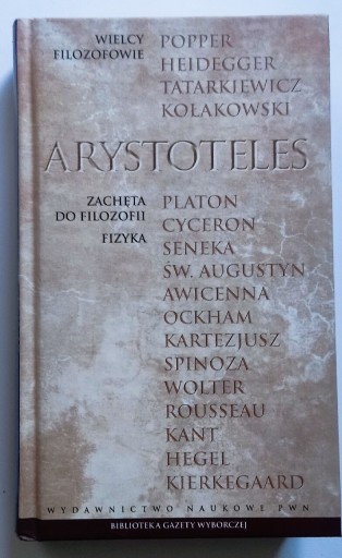 Zdjęcie oferty: Wielcy Filozofowie Zachęta do filozofii Fizyka Arystoteles