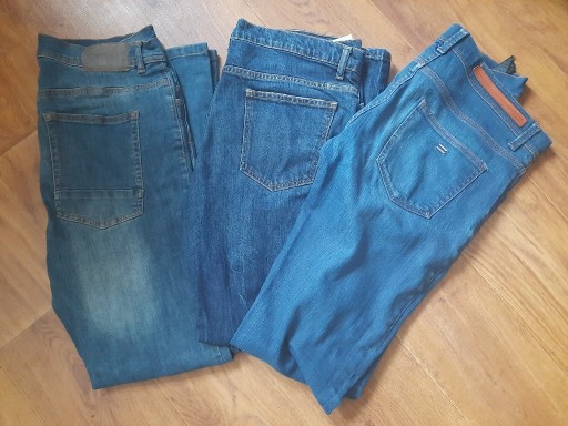 Zdjęcie oferty: Zara man originalne jeans + 2szt. (Lee , Wrangler)